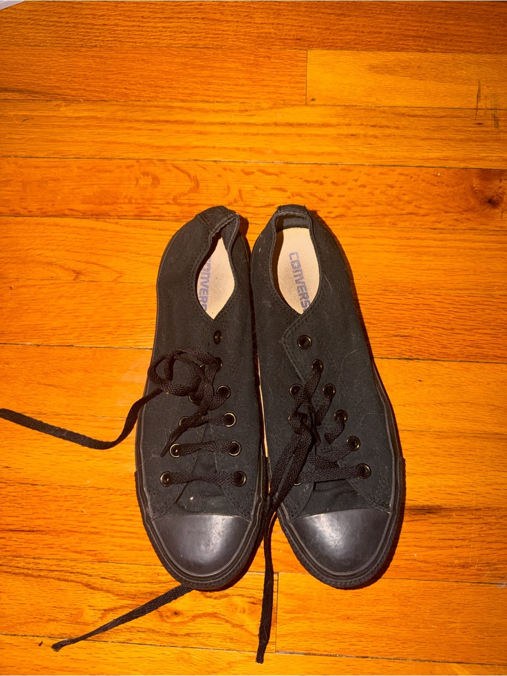 Converse Black Low-Top Canvas Sneakers